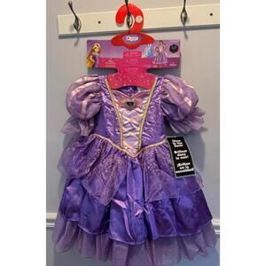 Disney Princess Rapunzel Purple Glow-in-the-Dark Dress for Girls